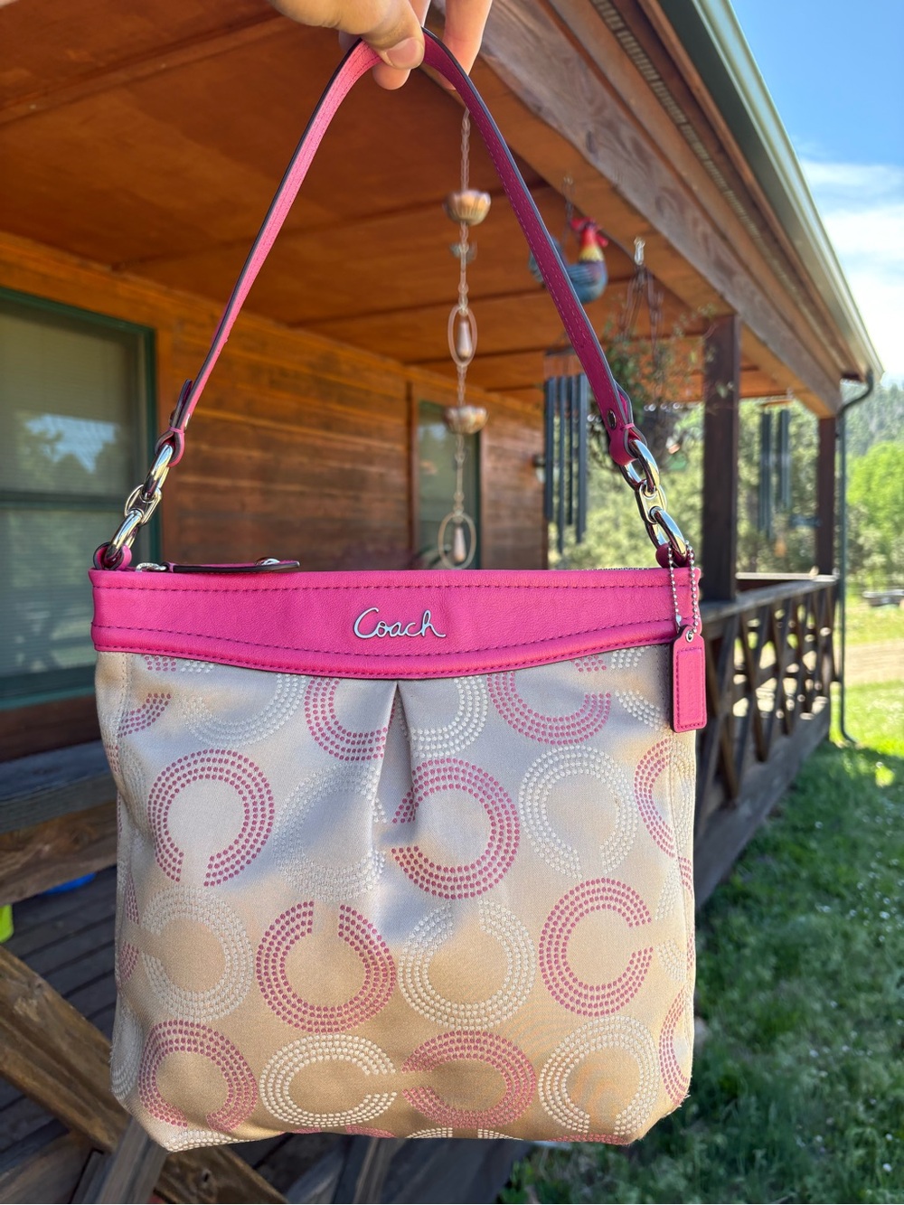 Coach Pink Y2K shoulder bag